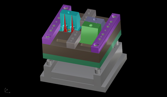 model 3d forma wtryskowa